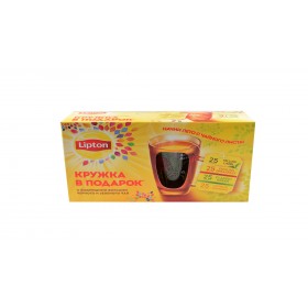 Чай Lipton 2*25пак + кружка в подарок