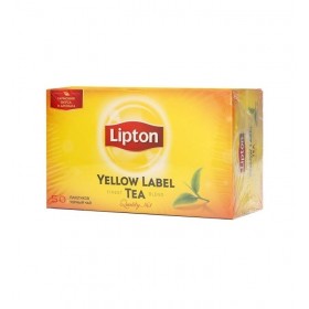 Чай Lipton Yellow Label, черный, 50 пакетиков