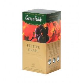 Чай Greenfield Festive Grape (Фестив Грэйп), 25 пакетиков, травяной