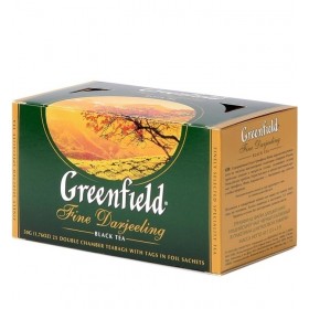 Чай Greenfield Fine Darjeeling (Файн Дарджилинг), черный, 25 пакетиков