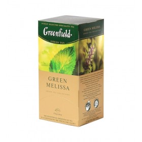 Чай Greenfield Green Melissa (Грин Мелисса), 25 пакетиков, зеленый