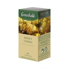 Чай Greenfield Honey Linden (Хани Линден), черный, 25 пакетиков