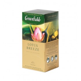 Чай Greenfield Lotus Breeze (Лотос Бриз), 25 пакетиков, зеленый