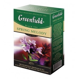 Чай Greenfield Spring Melody (Спринг Мелоди), черный, листовой, 100 г