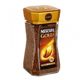 Кофе Nescafe Gold, 190 г, стекло, 6 шт/уп