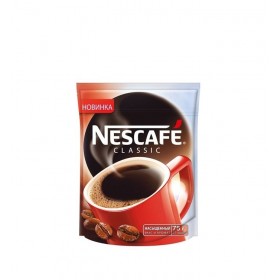 Кофе растворимый Nescafe Classic 75г, пакет