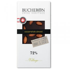 Bucheron village cocoa, whole almond 100 gr