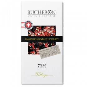 Bucheron village pistachios, strawberry, cranberry 100 gr